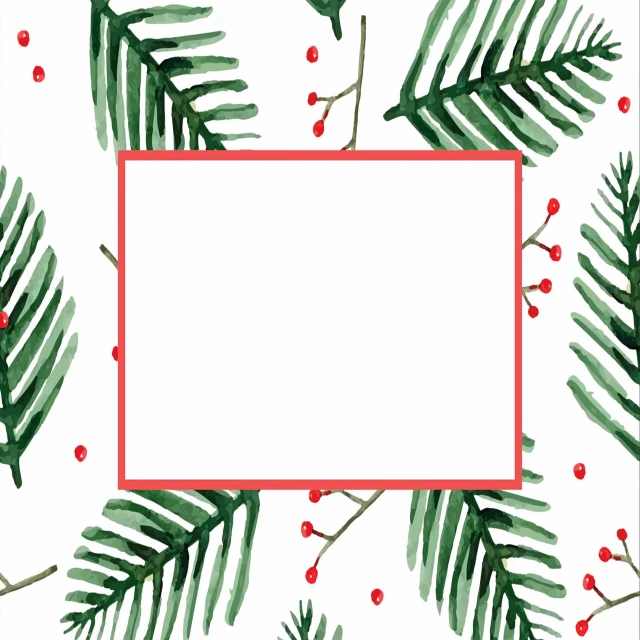 a picture of a picture of a picture of a picture of a picture of a picture of a picture of a picture of a picture of a, by Unkoku Togan, shutterstock, evergreen branches, card back template, red green, border pattern