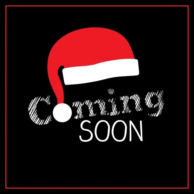 a close up of a santa hat on a black background, a picture, happening, movie announcement, created in adobe illustrator, dark age is coming, official product photo