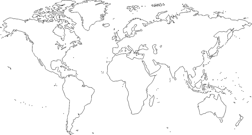 a black and white map of the world, a stipple, reddit, black backround. inkscape, sketch of an ocean in ms paint, 1 0 2 4 x 7 6 8, 2 0 5 6 x 2 0 5 6