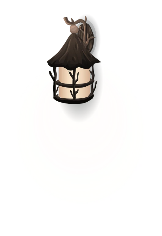 a cupcake sitting on top of a white plate, concept art, inspired by Shūbun Tenshō, lamp ( ( ( mirror ) ) ) ), game icon stylized, light inside the hut, round-cropped