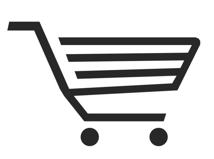 a shopping cart on a black background, a screenshot, pixabay, 1024x1024, medium, gondola, information