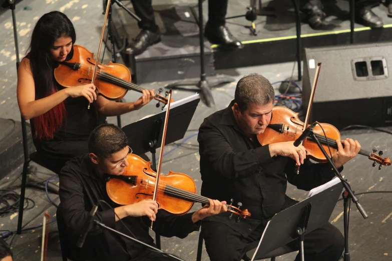 a group of people that are playing violin, by Saul Yaffie, flickr, orchestra, amr elshamy, crisp detail, juan jose serrano