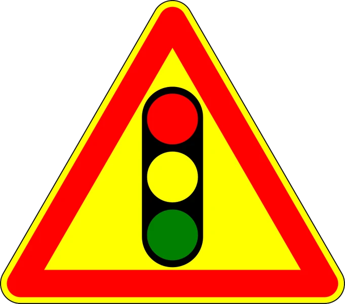 a traffic light sign on a white background, a picture, hurufiyya, [ [ soft ] ], pasta, malaysian, hazard stripes