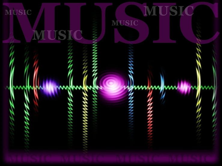 the cover of the music music magazine, a digital rendering, digital art, flashy modern background, visable sounds waves, pc screenshot, !!! very coherent!!! vector art