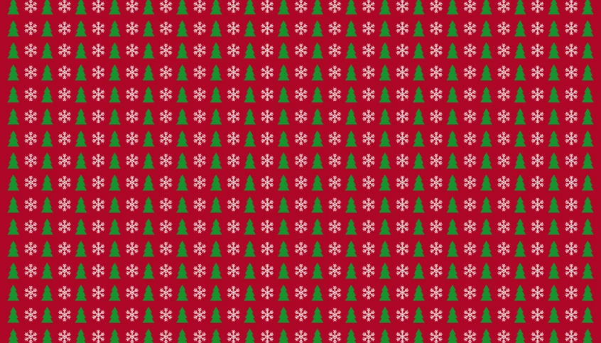 a red and green christmas background with snowflakes, inspired by Ernest William Christmas, conceptual art, lot of trees, colorful geometric pattern, wallpaper pattern, vertical wallpaper