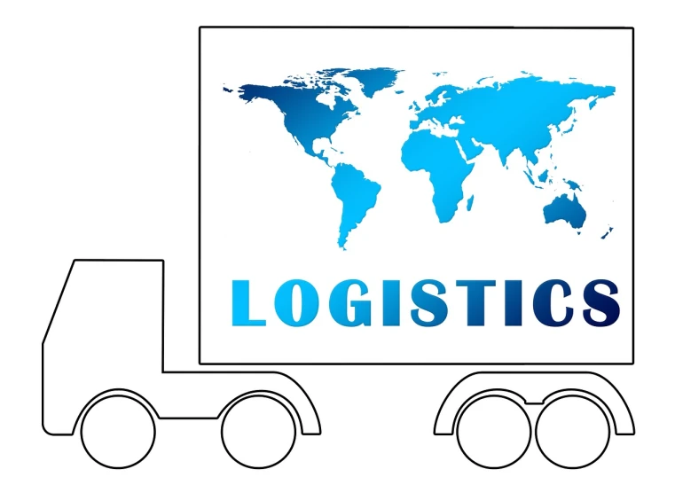 a truck with a map of the world on it, a cartoon, pixabay, realism, set against a white background, refrigerated storage facility, hsl, ergonomic