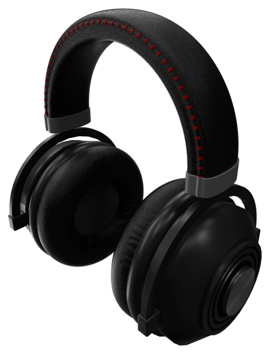 a close up of a pair of headphones, a 3D render, trending on polycount, conceptual art, high detail product photo