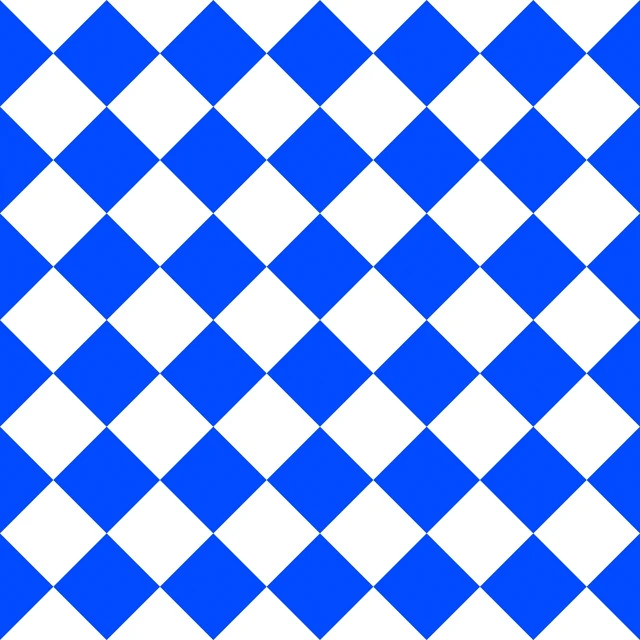 a blue and white checkered table cloth, a picture, by Taiyō Matsumoto, tileable, diamond, medieval background, iphone picture