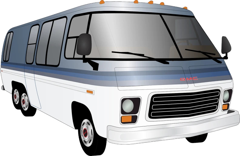 a white and blue bus on a white background, vector art, by Gene Davis, graffiti, 1980 cars, soft color dodge, exterior shot, chili