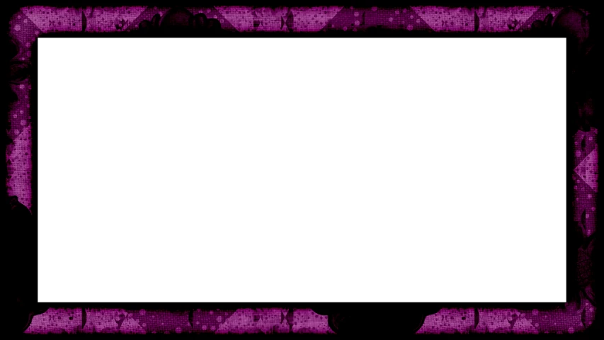 a purple grunge frame on a black background, flickr, video art, incredible wide screenshot, pink, medium wide shot, decorated