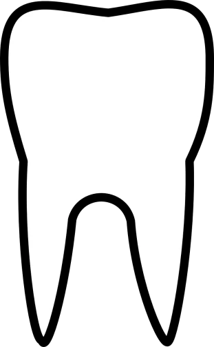 a white tooth on a black background, inspired by Tooth Wu, trending on pixabay, clipart, 2 0 5 6 x 2 0 5 6, black floor, elevation