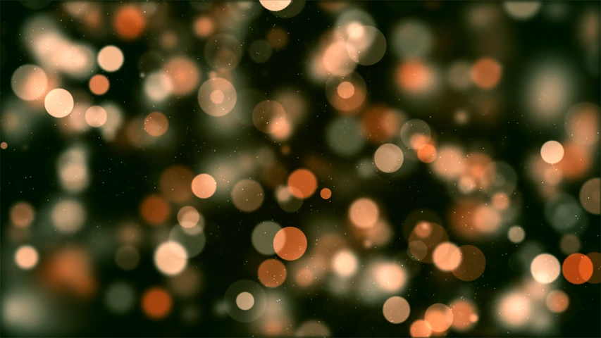 a blurry photo of a bunch of lights, digital art, shutterstock, orange subsurface scattering, grainy photorealistic, bokeh. chrome accents, with a black dark background