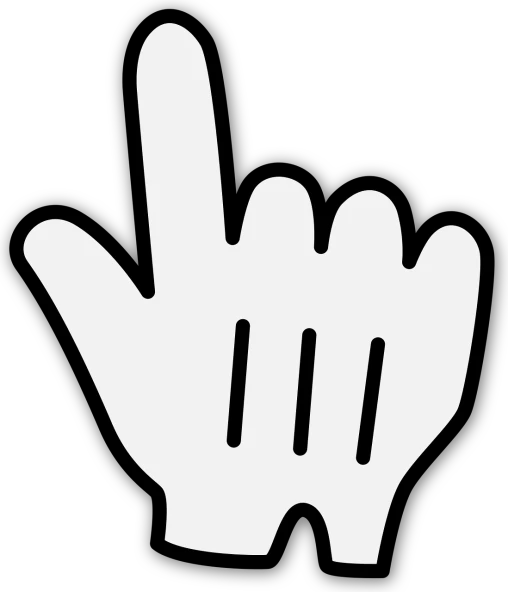 a white hand making a peace sign on a black background, a cartoon, by Andrei Kolkoutine, pixabay, graffiti, mickey mouse head, rectangle, instrument, information
