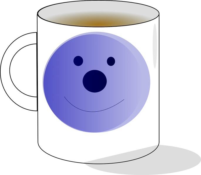 a blue bear with a halo on its head, a raytraced image, inspired by Doug Ohlson, flickr, minimalism, black hole sun, happy smiley, ceiling hides in the dark, angel halo