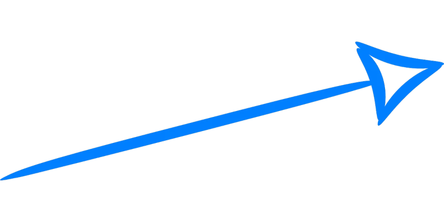 a blue arrow on a black background, inspired by Leng Mei, reddit, without lightsaber, thin line work, zoomed out to show entire image, max resolution