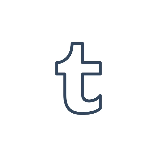 a close up of a letter t on a white background, featured on tumblr, tachisme, vectorized logo style, clean thick line, dating app icon, troll