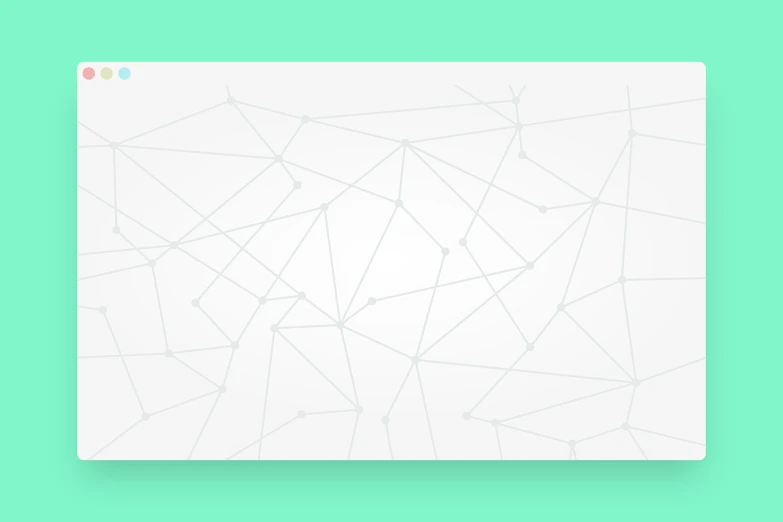 a piece of paper with lines and dots on it, a wireframe diagram, trending on shutterstock, geometric abstract art, low polygons illustration, pale green background, simple and clean illustration, modern desktop wallpaper