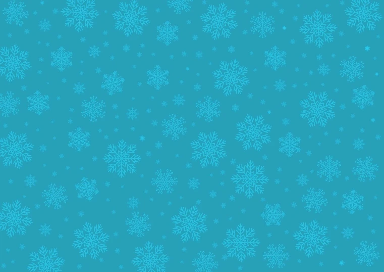 a pattern of snowflakes on a blue background, an illustration of, by Gusukuma Seihō, floating. greenish blue, full colored, illustration!, high res