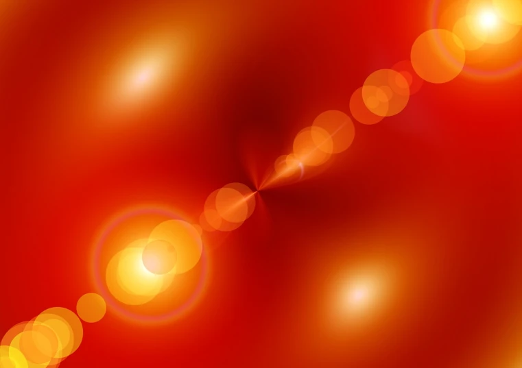 the sun shines brightly on a red background, digital art, by Jan Rustem, light and space, bokeh photo