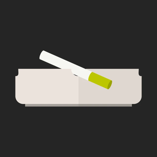 a knife sitting on top of a piece of paper, a minimalist painting, minimalism, flat icon, ashtray, on a flat color black background, pregnancy