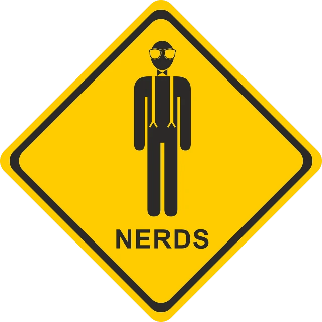 a yellow and black sign that says nerds, wearing a plug suit, as a dnd character, vektroid album cover, jets