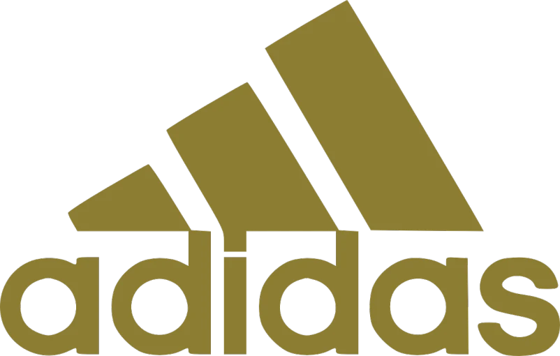 the adidas logo on a black background, trending on dribble, neo-dada, golden trims, dota, in disney, i_5589.jpeg