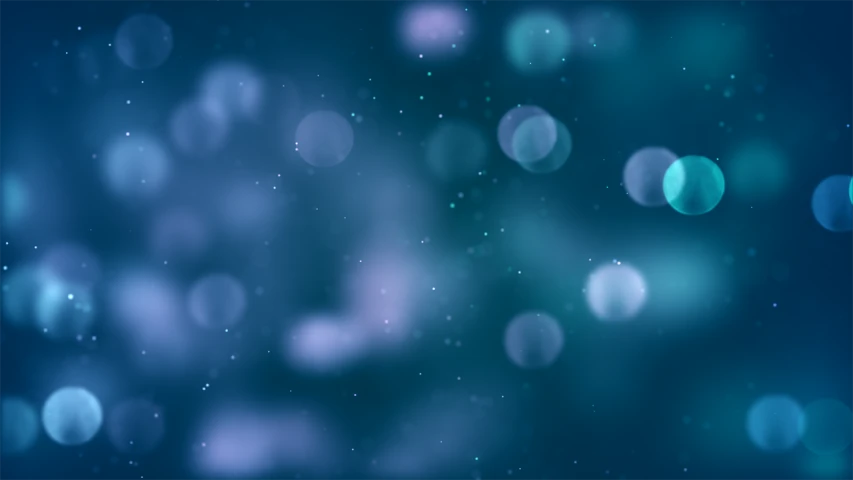 a close up of a blurry blue background, digital art, shutterstock, blurred and dreamy illustration, bokeh chrome accents, dark and stars in the background, higher detailed illustration