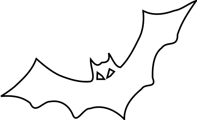 a white bat on a black background, a cartoon, pixabay, sōsaku hanga, halloween night, (high contrast), b&w!, count dracula