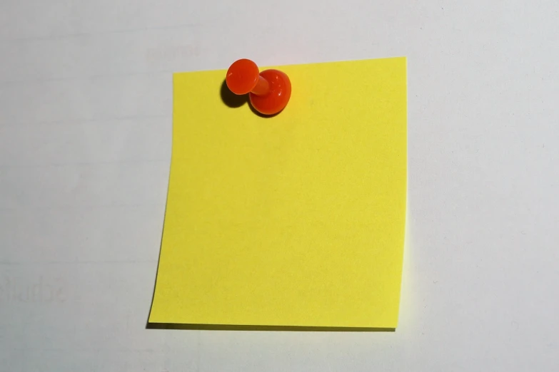 a piece of yellow paper with two red hearts pinned to it, flickr, glass, red dot, nmm, well list