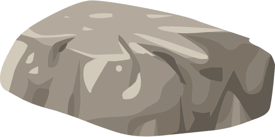 an image of a rock on a black background, a cave painting, inspired by Josetsu, polycount, digital art, white outline, gray background, ( ( dithered ) ), manta ray