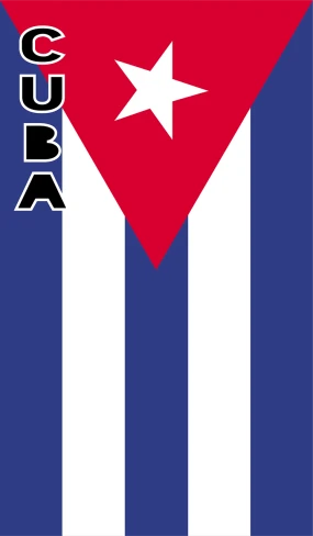 a cuba flag with the word cuba on it, a picture, inspired by Pedro Álvarez Castelló, dada, 1128x191 resolution, nba, vectorised, david bates