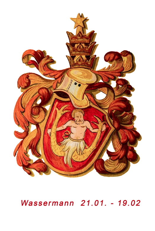 a red and gold coat of arms on a black background, a digital rendering, inspired by Matthias Stom, baroque, close up shot of an amulet, handpainted, album photo, of a old 15th century