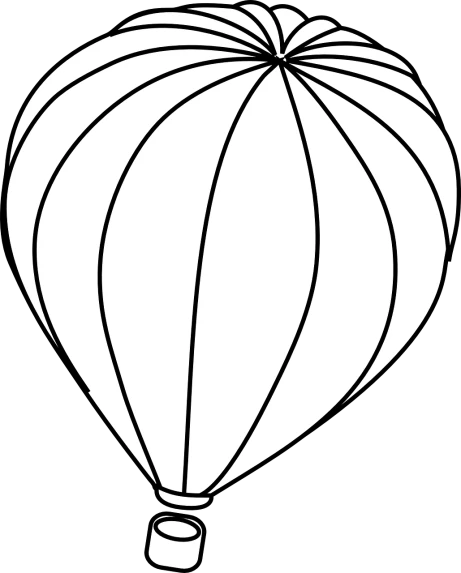 a black and white picture of a hot air balloon, lineart, by Andrei Kolkoutine, pixabay, net art, white color, white on black, a brightly colored, top down drawing