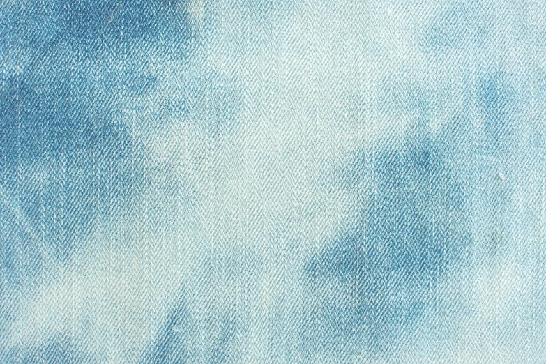 a painting of a blue sky with clouds, a stock photo, tumblr, denim, 8k fabric texture details, white neon wash, 7