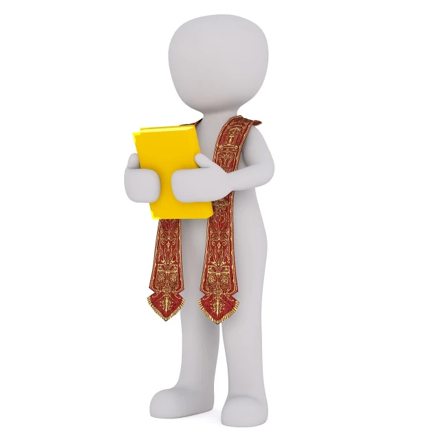 a person with a tie holding a book, a picture, hindu, 3 d renders, with yellow cloths, high res photo