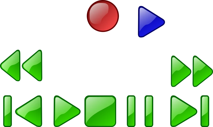 a bunch of different colored buttons on a black background, a screenshot, computer art, platformer, blue and green and red tones, iphone screenshot, no gradients