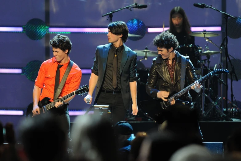 the jonas jonas jonas jonas jonas jonas jonas jonas jonas jonas jonas jonas jonas jonas jonas jonas jonas, a picture, by Everett Warner, flickr, playing guitar onstage, ((at the kid choice awards)), excellent detail, loosely cropped