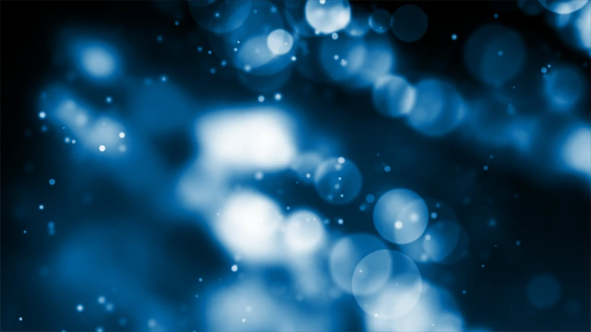 a close up of a blurry blue background, shutterstock, bubbles ”, night black sky background, stock photo