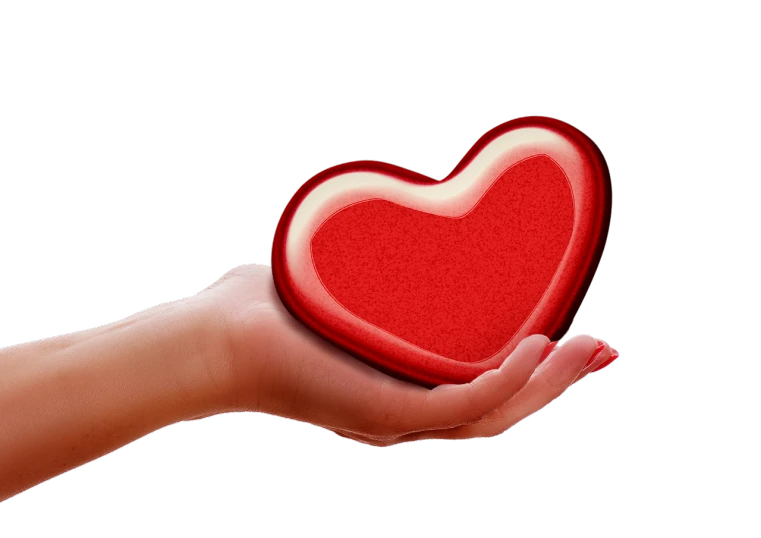 a person holding a heart shaped object in their hand, a picture, avatar image, grand!, low res, red hearts