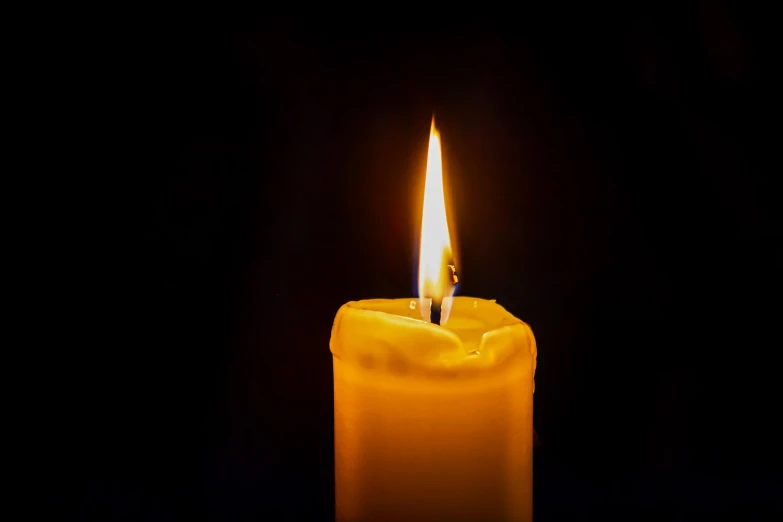 a yellow candle is lit in the dark, profile picture 1024px, in the middle of the day, arson, information