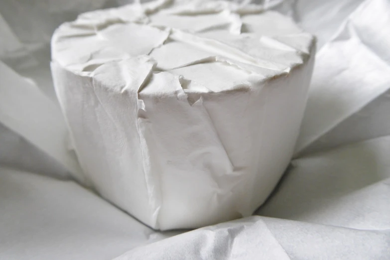 a white cake sitting on top of a white sheet of paper, by Alexander Scott, flickr, porcelain organic tissue, (cheese), superb detail 8 k, hearts