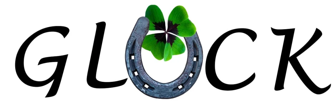 a horseshoe with a four leaf clover attached to it, trending on pixabay, lyco art, loki, promo shot, logotype, biohacking