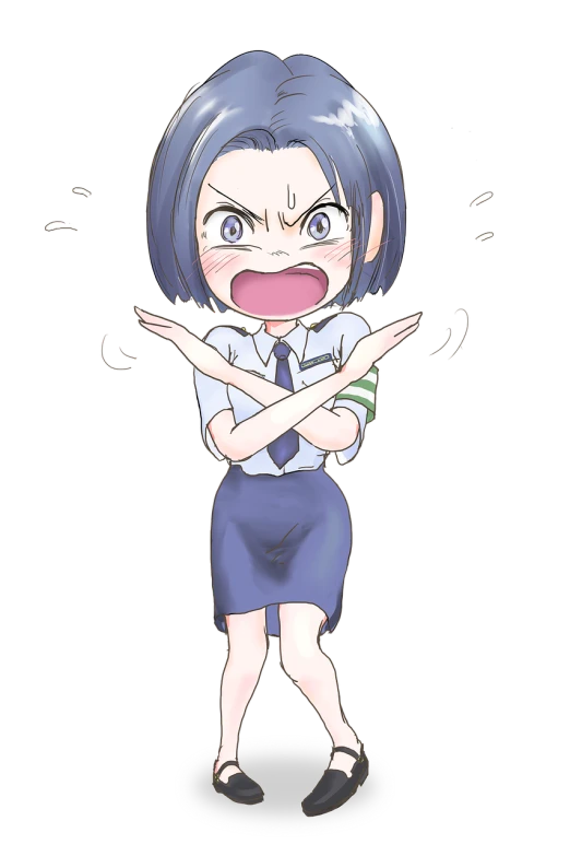 a woman with a surprised look on her face, pixiv, shin hanga, little angry girl with blue hair, as a strict school teacher ), scaly!!!, distorted pose