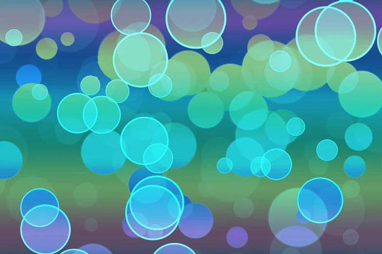 a bunch of bubbles floating in the air, inspired by Gaston Bussière, generative art, seamless texture, soft bioluminescent membranes, round background, wallpaper!