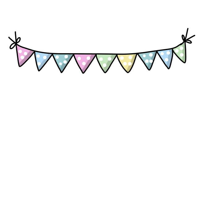 a group of bunting flags against a black background, a digital rendering, by Awataguchi Takamitsu, minimalism, polka dot, mobile wallpaper, flat image, background image