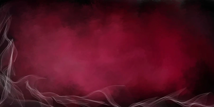 a red background with smoke coming out of it, a digital painting, inspired by Anna Füssli, deviantart, digital art, magenta, mobile wallpaper, wisps of fog, red black white colors