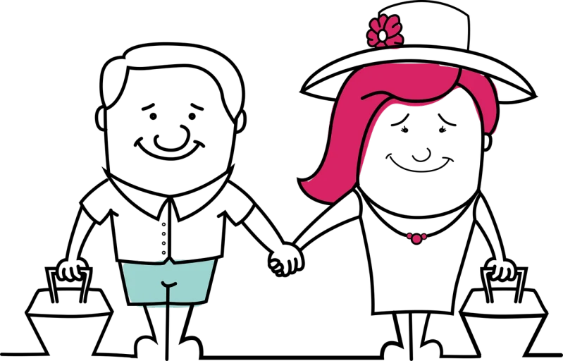 a pink hair dryer sitting next to a trash can, by Michael Deforge, deviantart, mick jagger, including a matador & a bull, very minimal vector art, on black background