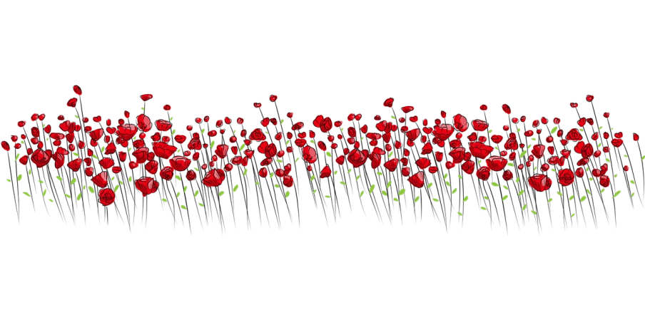 a group of red flowers on a black background, pixel art, strawberry granules, background image, romantic simple path traced, red and green lighting