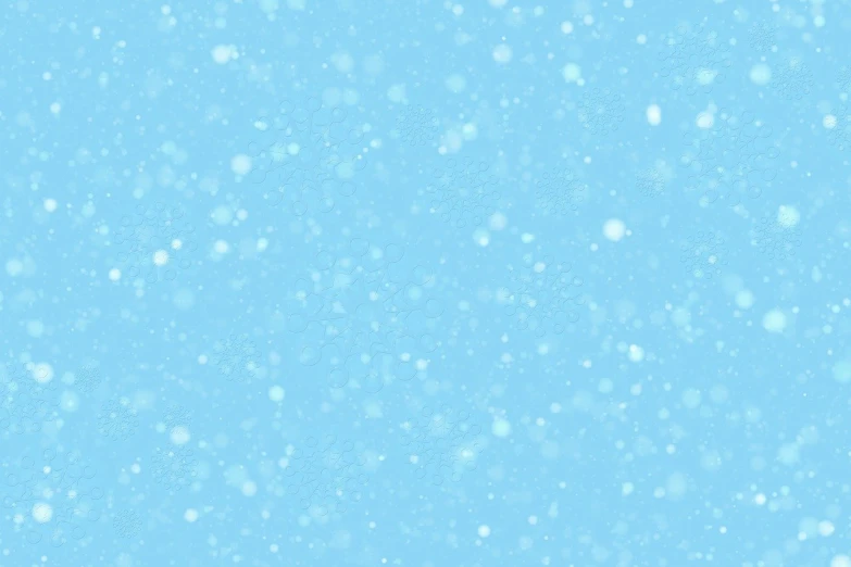 a blue background with white snow flakes, a digital rendering, bubbling skin, background image, handcrafted paper background, plain background