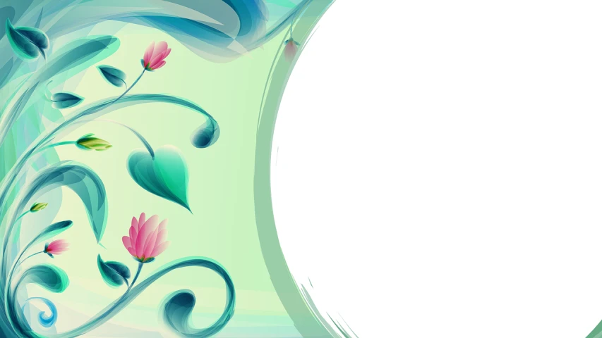 a picture of a picture of a picture of a picture of a picture of a picture of a picture of a picture of a picture of a, a digital painting, art nouveau, dreamy floral background, made in paint tool sai2, spirited water plants, card